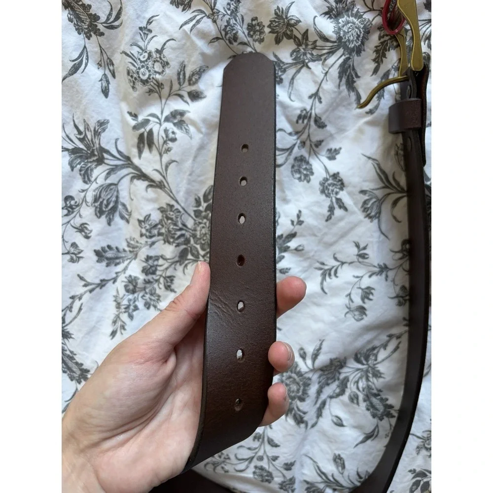 Levi's Denizen Brown Leather Belt 36(M) New With Tags 36/90